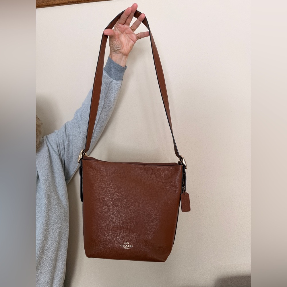 Coach Brown Leather Crossbody Bag